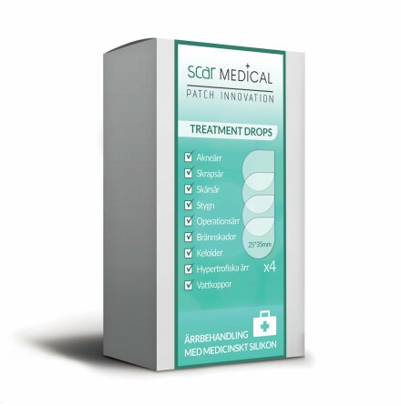 ScarMEDICAL 4 st Droppar - Jmnar ut huden och Bleker rr